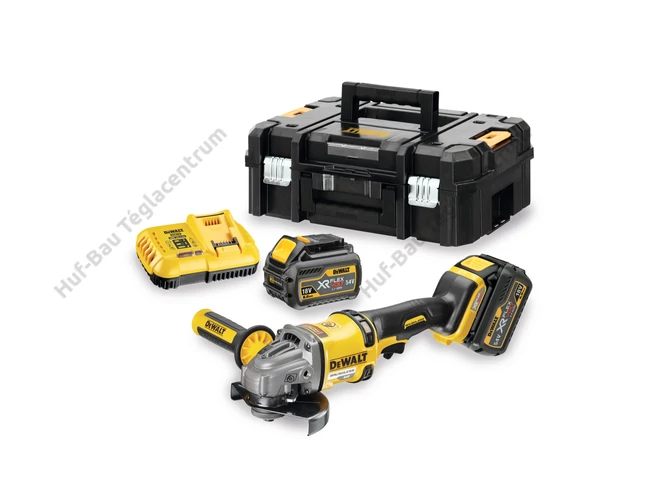 DEWALT DCG414T2-QW akkumulátoros sarokcsiszoló