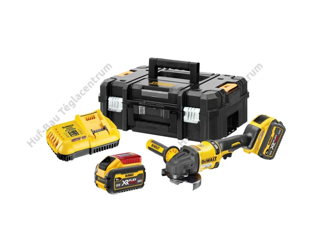 DEWALT DCG418X2-QW akkumulátoros sarokcsiszoló