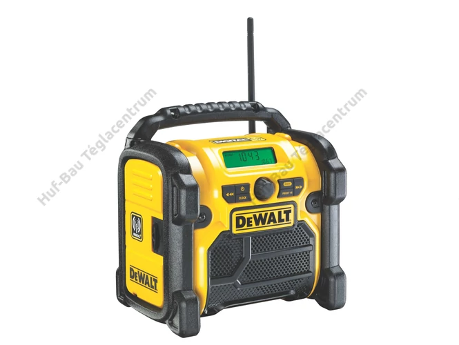 DEWALT DCR020-QW FM/AM Digitális rádió, hálózati és akkus - 12/18V