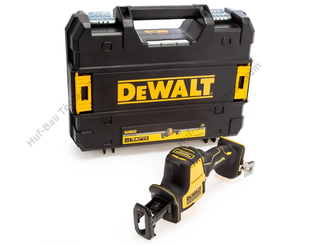DEWALT DCS369NT-XJ kefe-nélküli orrfűrész, akkumulátor és töltő nélkül, TSTAK kofferben -18 V