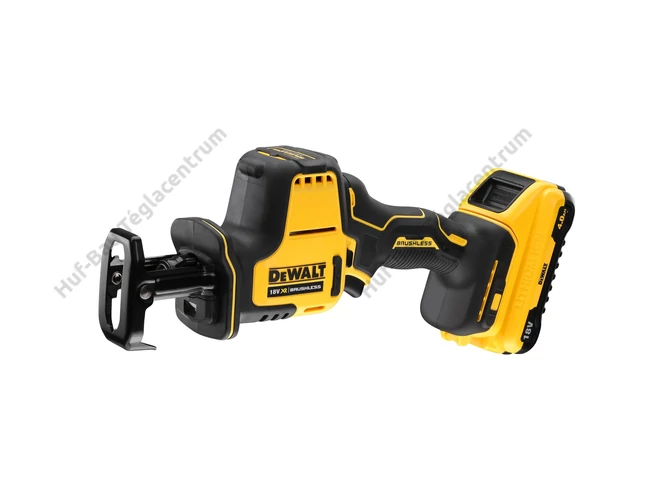DEWALT DCS369M2-QW kefe-nélküli orrfűrész akkuval, töltővel, TSTAK kofferben