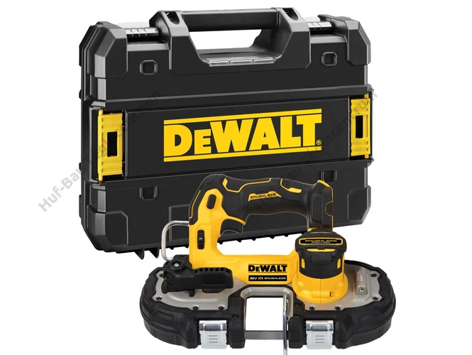 DEWALT DCS377NT-XJ akkumulátoros szalagfűrész