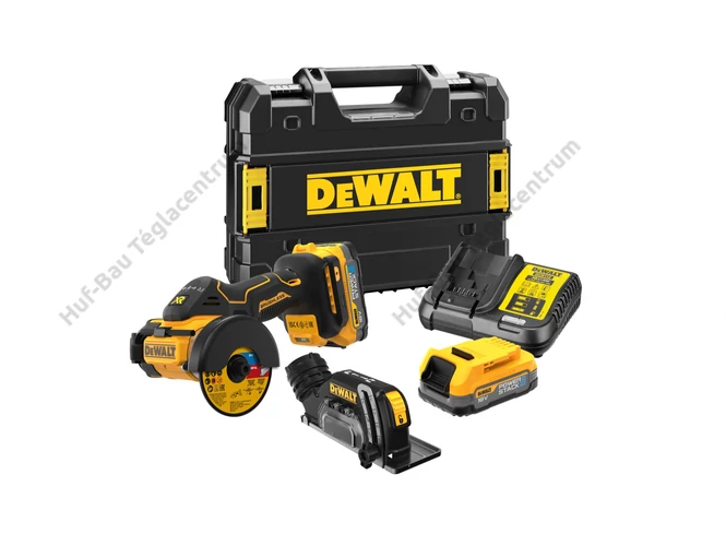 DEWALT DCS438E2T-QW akkumulátoros sarokcsiszoló