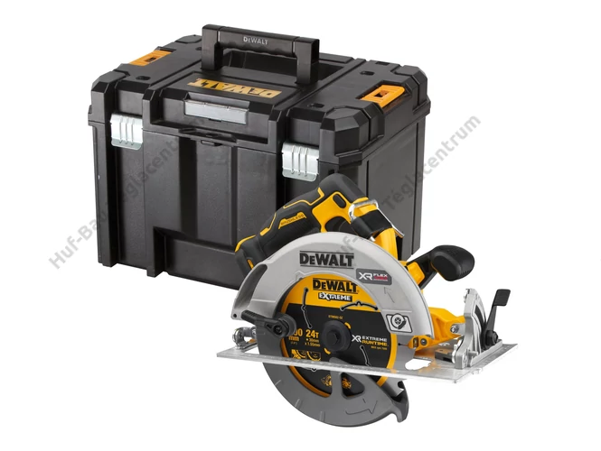DEWALT DCS573NT-XJ kefementes kézi körfűrész, akku és töltő nélkül,  TSTAK kofferben - 18V FLEXVOLT