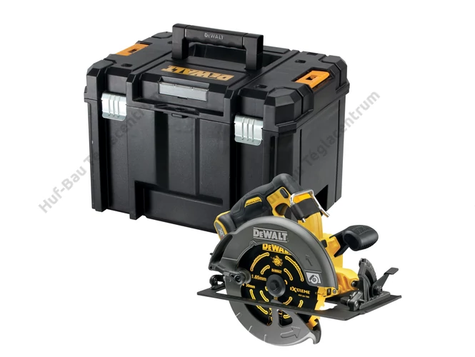 DEWALT DCS578NT-XJ kefementes kézi körfűrész, akku és töltő nélkül, TSTAK kofferben - 54V FlexVolt