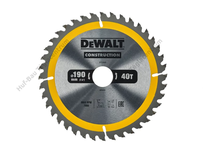 DEWALT DT1945-QZ körfűrészlap