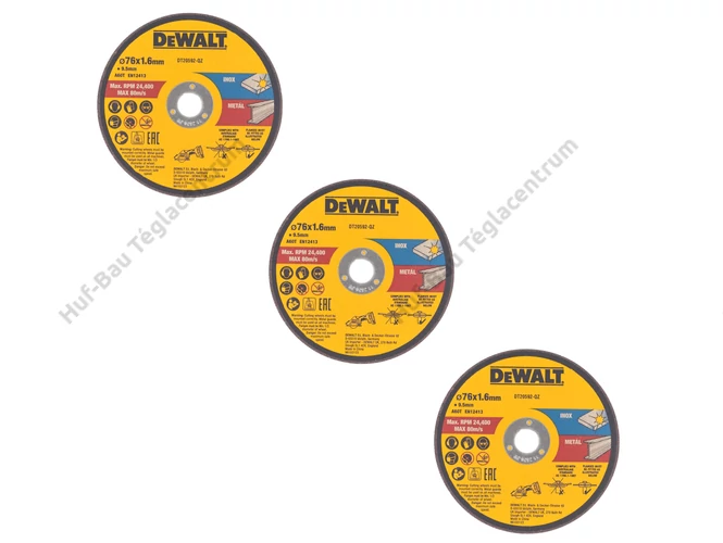DEWALT DT20592-QZ vágótárcsa - 3db