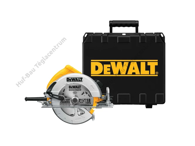 DEWALT DWE575K-QS 190 mm-es körfűrész - 1600W (kofferben)
