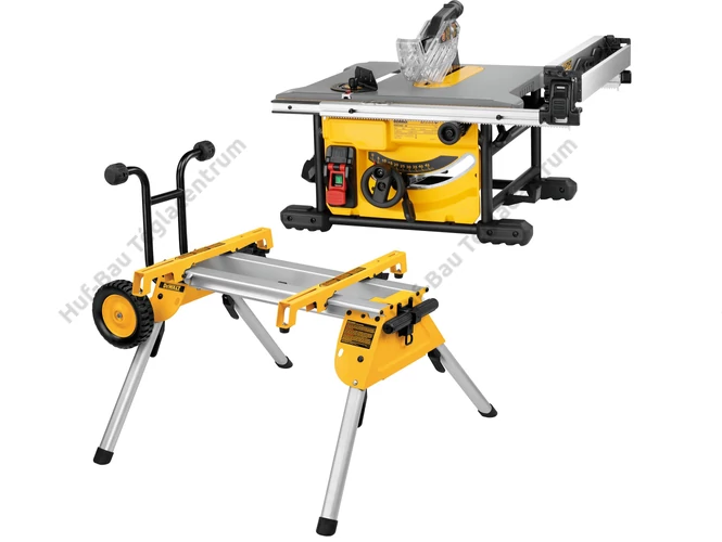 DEWALT DWE7485RS-QS asztali körfűrész, állvánnyal - 1850W