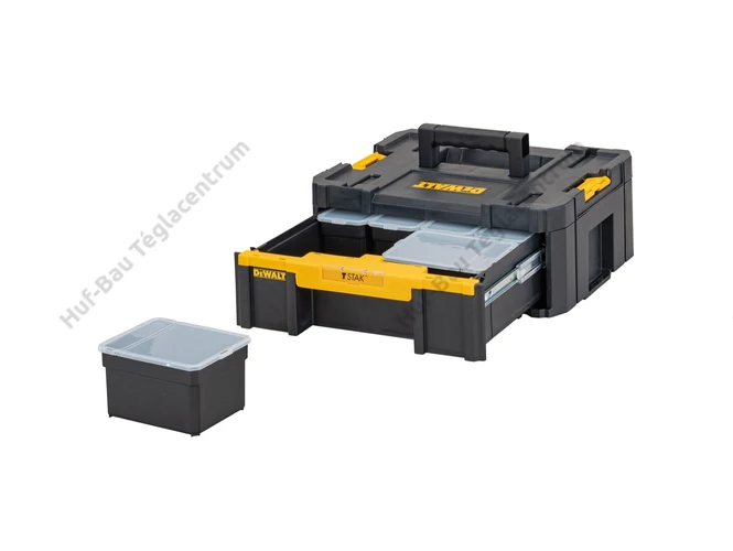 DEWALT DWST1-70705 szortimenter láda beépített fiókos tárolóval - TSTAK