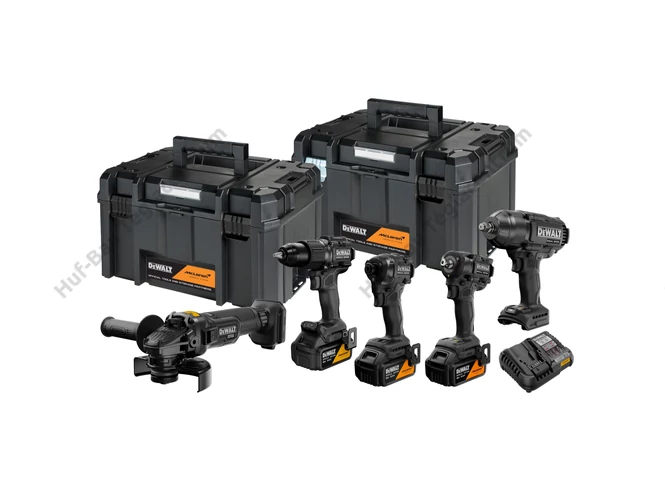 DEWALT DCK5222MP2T-QW McLaren Design 5 gépes combószett, 3 db 5Ah akksival, TSTAK kofferben.