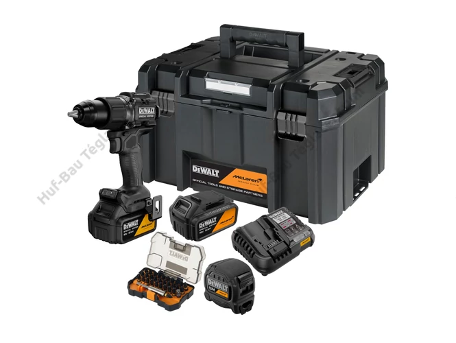 DEWALT DCD86MP2KT-QW ütvefúró-csavarozó szett - McLaren Edition