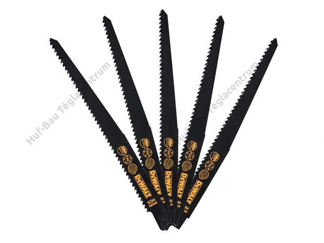 DEWALT DT2363-QZ BiMetál kardfűrészlap 228 mm - 5 db/cs