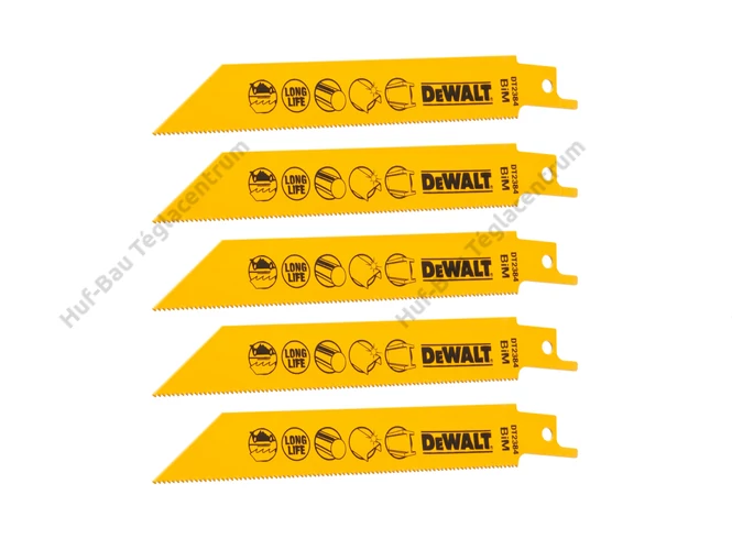 DEWALT DT2384-QZ BiMetál kardfűrészlap 152 mm - 5 db/cs