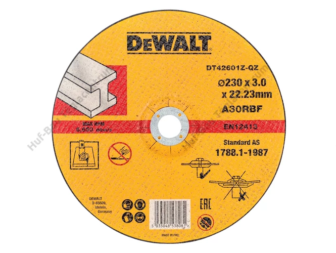 DEWALT DT42601Z-QZ vágótárcsa - 230 x 2.8 x 22.23 mm