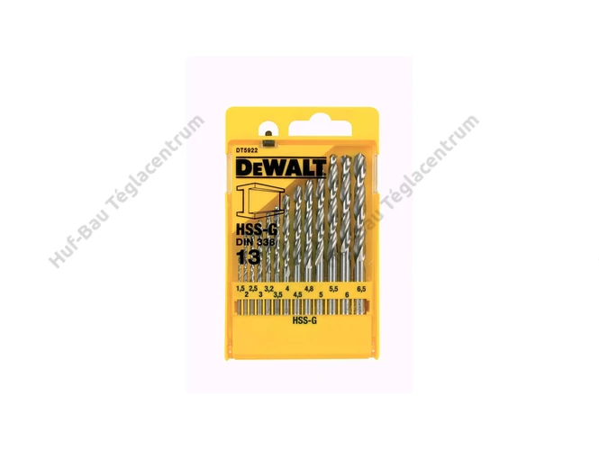 DEWALT DT5922-QZ HSS-G fémfúrószár készlet