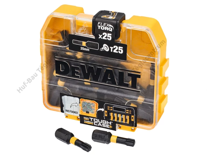 DEWALT DT70558T-QZ T25 25 mm FLEXTORQ bitfej készlet - 25 db