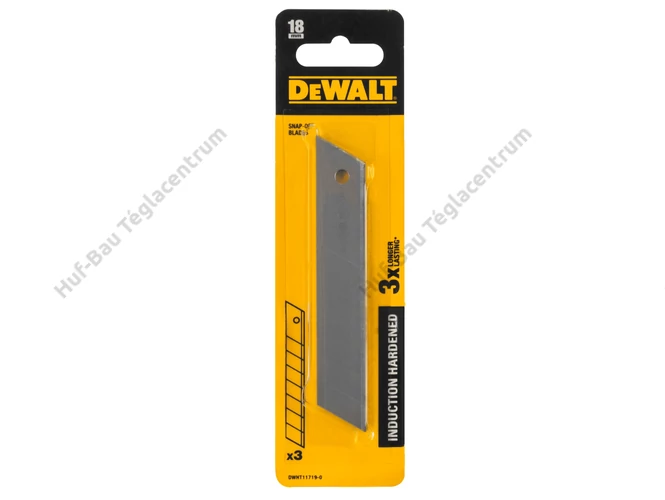 DEWALT DWHT11719-0 tördelhető késpenge, edzett - 18 mm