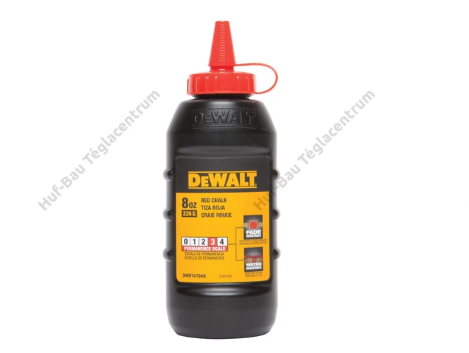 DEWALT DWHT47048-9 225 g/8 uncia piros krétapor