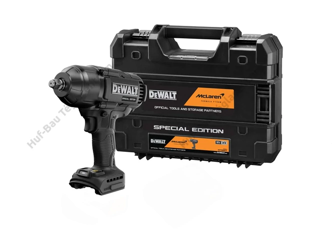 DEWALT DCF99MNT-QW McLaren Design 1/2"-os ütve-csavarozó, akku és töltő nélkül, TSTAK kofferben
