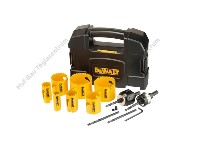 DEWALT DT90353-QZ körkivágó szett, vízszereléshez - 11 db-os kiszerelés. Bruttó: [PRICE]