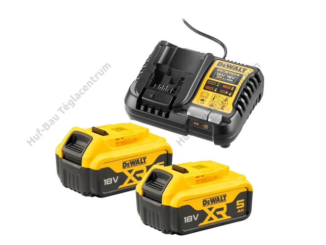 DEWALT DCB1104M2-QW akkumulátor szett - 2 db DCB182-XJ akku és töltő