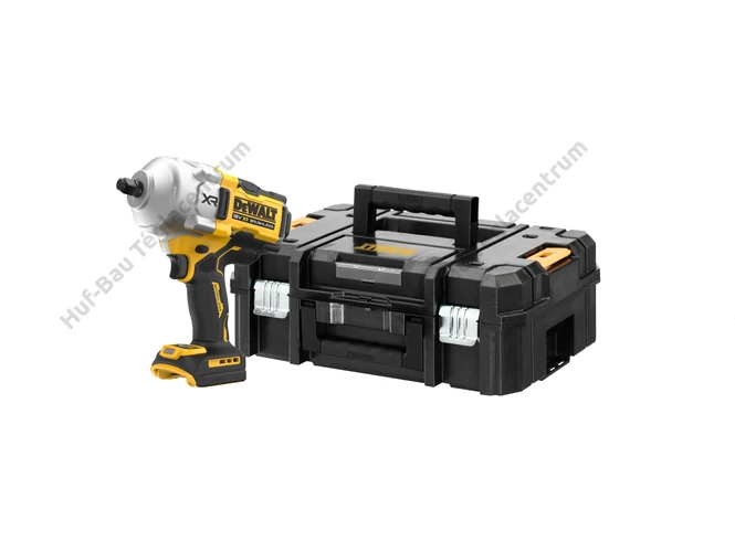 DEWALT DCF961NT-QW 1/2&quot;-os ütvecsavarozó akku és töltő nélkül, TSTAK kofferben