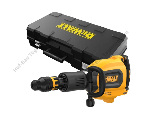DeWalt DCH911NK-XJ 54V-os akkumulátoros bontókalapács SDS-Max, akku és töltő nélkül, kofferben