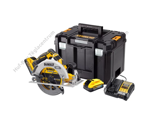 DEWALT DCS573H2T-QW akkumulátoros körfűrész - 18V POWERSTACK