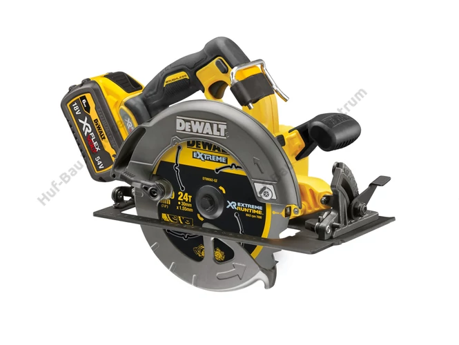 DEWALT DCS578T2-QW kefementes kézi körfűrész, akkuval, töltővel, TSTAK kofferben - 54V FlexVolt