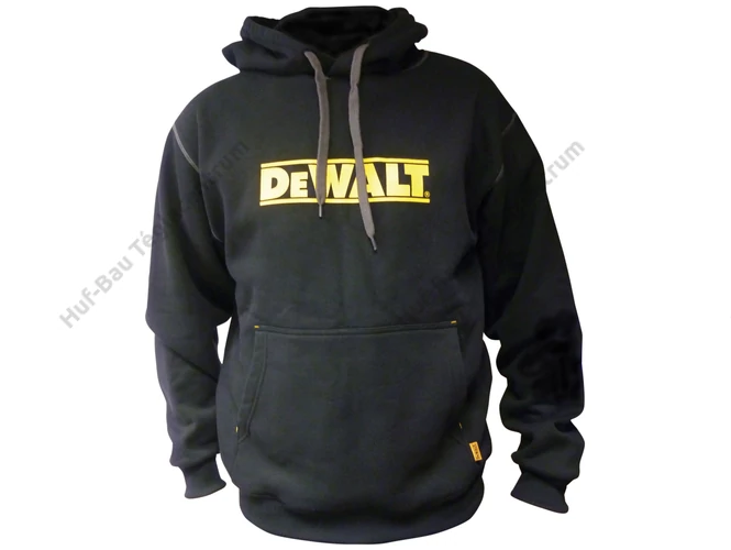 DeWalt kapucnis pulóver - fekete