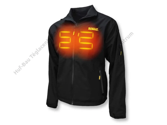 DeWalt fűthető Soft-Shell kabát, akkuval, töltővel