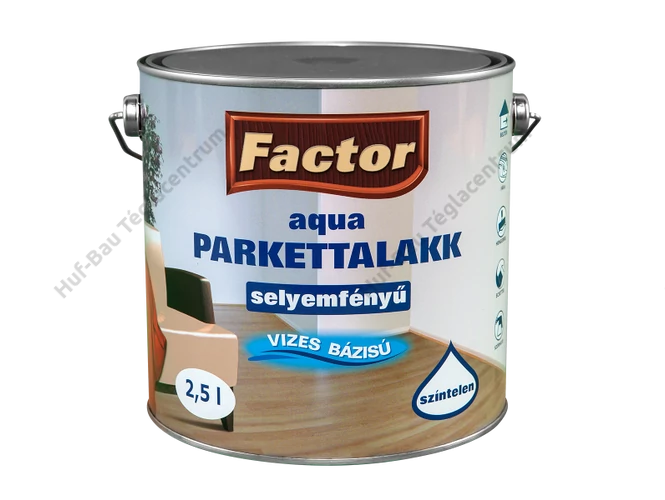FACTOR Aqua Parkettalakk selyemfényű 2,5l