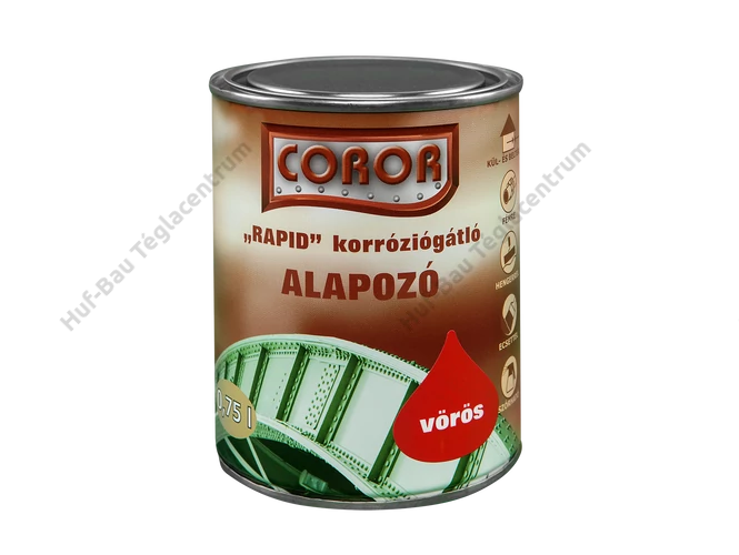 COROR Rapid Korróziógátló alapozó vörös - 0.75 L