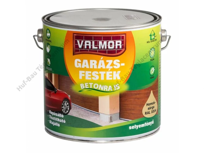 VALMOR Garázsfesték homoksárga Ral 1014 - 2.5 l