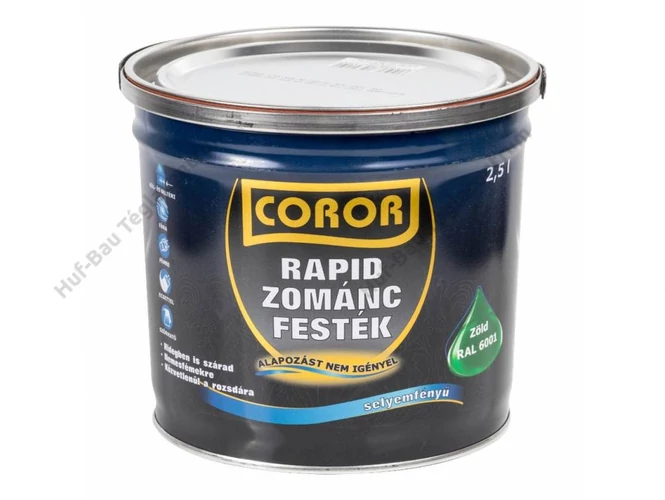COROR Rapid Zománc zöld Ral 6001 - 2.5 l