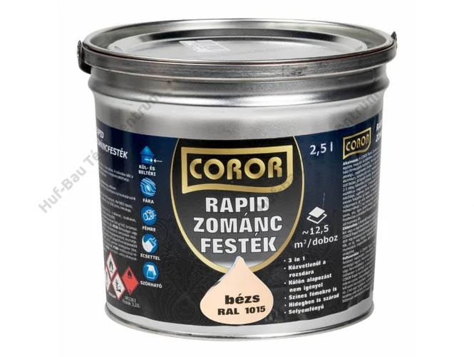 COROR Rapid Zománc bézs Ral - 2.5 l