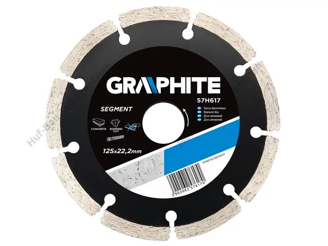 Graphite gyémántvágó - 125 mm szegmens