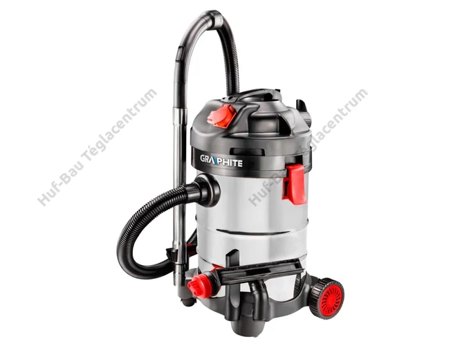 Graphite 1500W 30L Inox porszívó