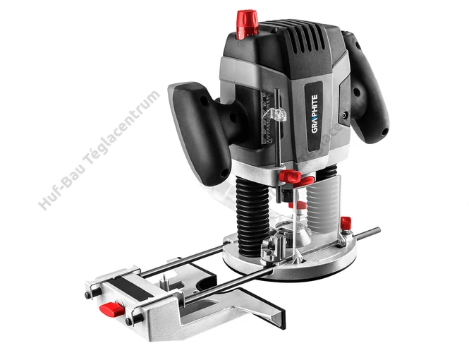 GRAPHITE felsőmaró - 1300W 8-12mm 11000-28000rpm