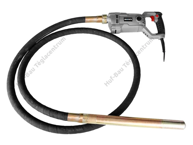 Graphite 58G541 betonvibrátor 1100 W – 3 m-es vibrotömlővel