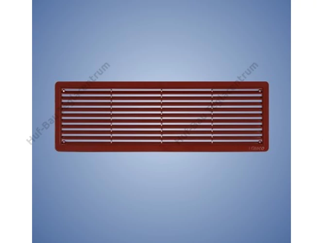 HACO ajtóba szerelhető szellőzőrács műanyag barna - VM 400 x 130 D H