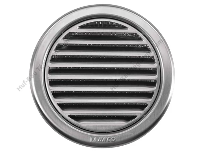 HACO kerek rozsdamentes acél szellőzőrács - NVM 110