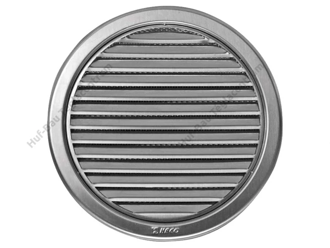 HACO kerek rozsdamentes acél szellőzőrács  - NVM 150