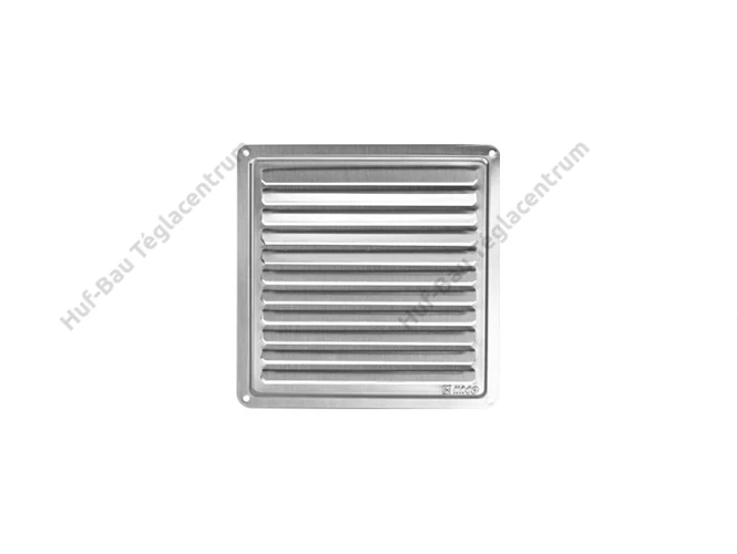 HACO rozsdamentes acél szellőzőrács-takaró - NVM 150 x 150 K