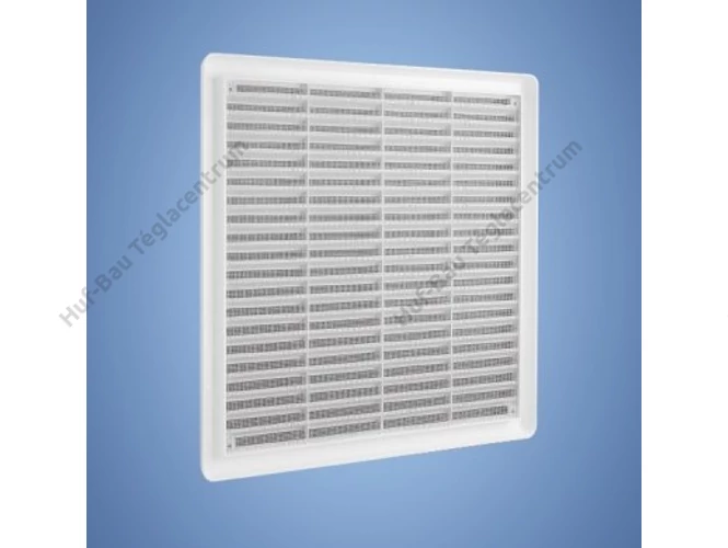 HACO szellőzőrács takaró fehér műanyag hálós - VM 150x150 KB