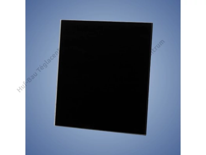 HACO cserélhető takarópanel axiális ventilátorhoz - üveg, fekete Panel AV SKLO C