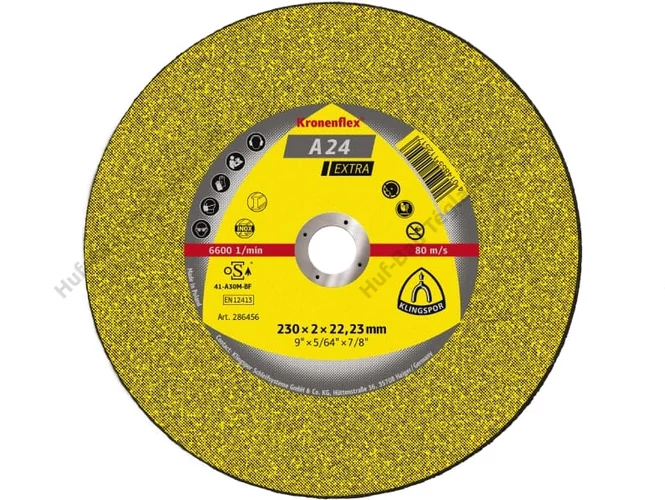 Vágókorong 125x2,5mm inox A24 Extra Klingspor (242138)