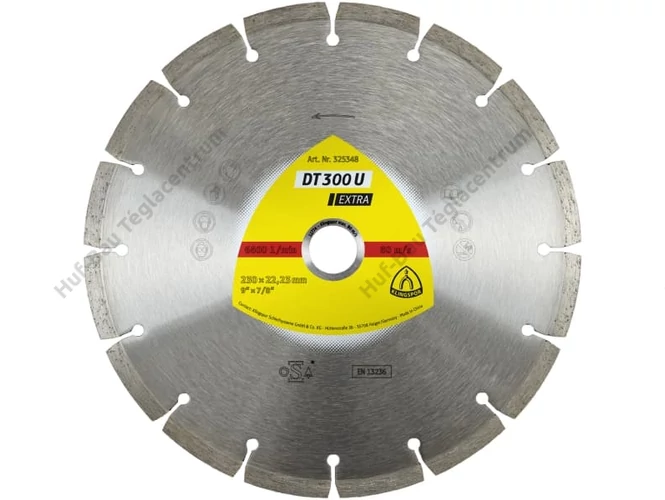 Gyémánt vágókorong 125x22mm szegmenses DT300U standard Klingspor (325346)