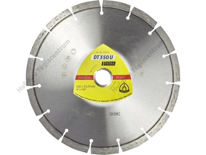 Gyémánt vágókorong 125x22mm szegmenses DT350U Extra Klingspor (336215)